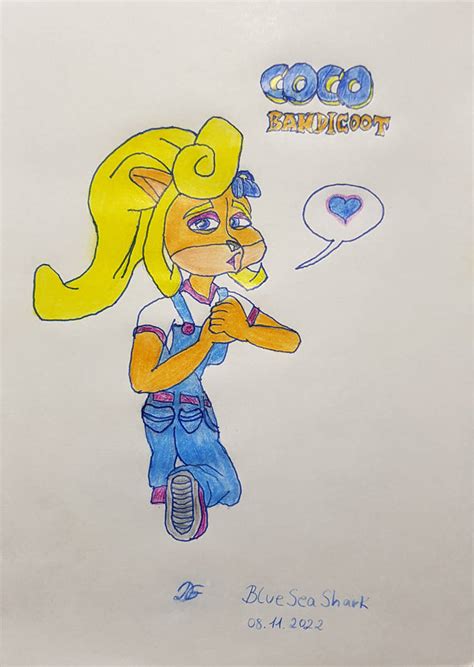 Coco Bandicoot is a sweet Bandicute - Fan Art by BlueSeaShark on DeviantArt