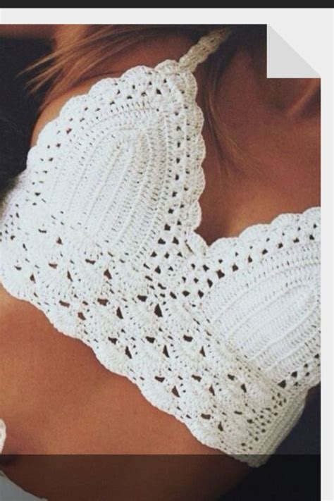 White crochet crop top | Fashion | Pinterest | Crochet crop top, Crop tops and Tops