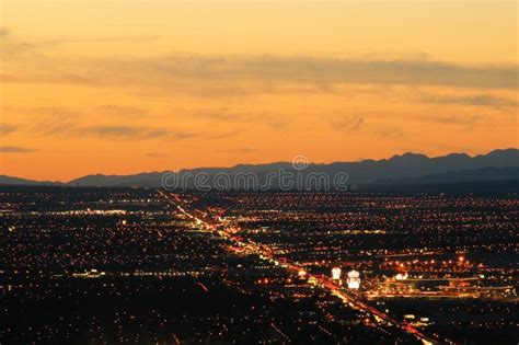 Las Vegas city at night editorial photo. Image of lights - 2894261