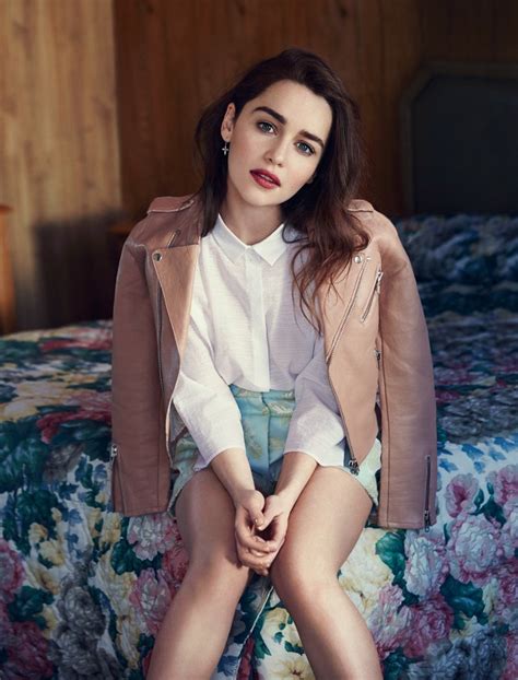 Emilia Clarke covers 'Glamour France', April '14. | Coup De Main Magazine