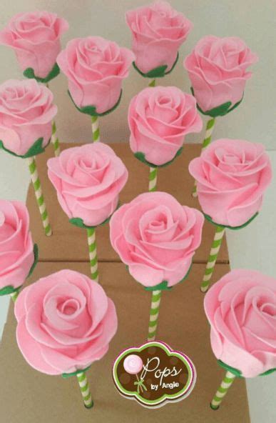 Rose Cake Pops cake pops decorating ideas | Kakkutikkarit, Kukka, Leivonta