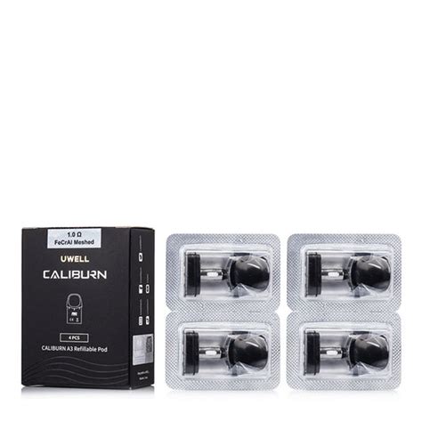 Uwell Caliburn A3 / AK3 / A3S Replacement Pods (4-Pack) - ALIVAPE