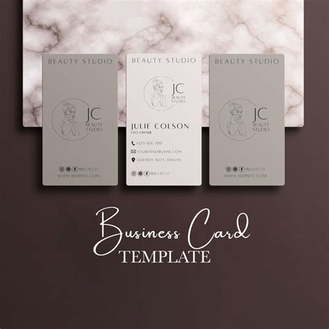 10 Esthetician Business Card Templates Esthetician Branding - Etsy