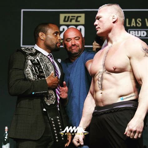 Brock Lesnar vs Daniel Cormier MMA Photo