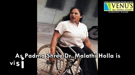 Positive Initiative - Padmashree Dr. Malathi Holla - 5 - YouTube