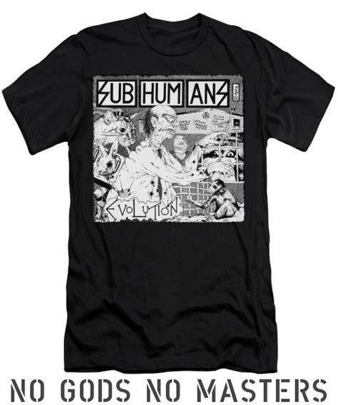 T-shirt - Subhumans - Band merch ★ No Gods No Masters 🔥 FREE SHIPPING ...