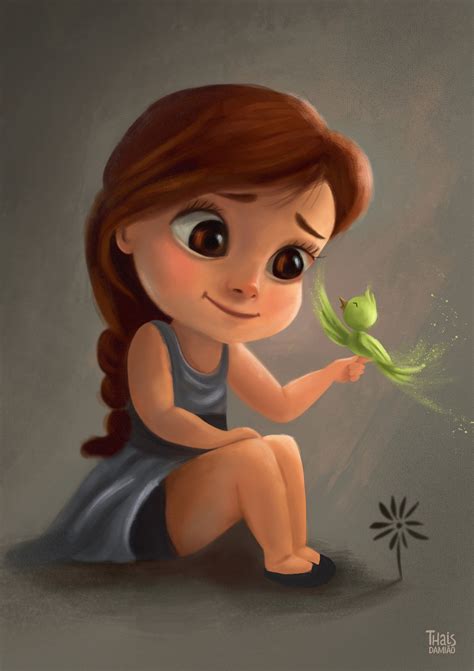 Little girl, , thaisdamiao - CGSociety | Dibujos bonitos, Personajes de ...