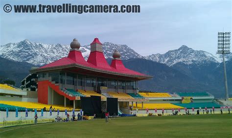 Tour de Dharmshala Stadium - A Quick PHOTO JOURNEY inside the beautiful stadium at Dharmshala ...