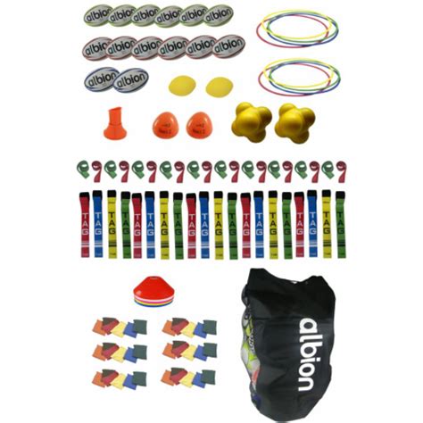 Rugby training supplies tackling bags, rucking shields and rugby balls