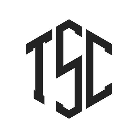 Premium Vector | TSC Logo Design Initial Letter TSC Monogram Logo using ...