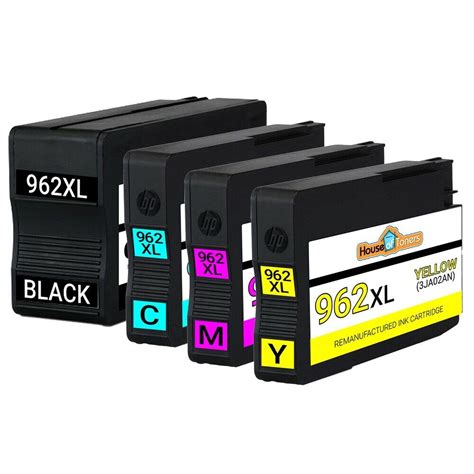 4PK 962XL Ink for HP Officejet Pro 9010 9015 9018 9020 9025 All-in-One ...