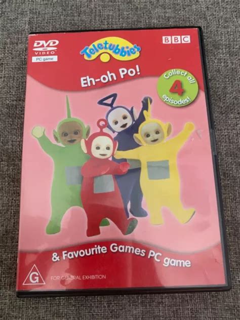 TELETUBBIES: EH-OH PO! & Favourite Games PC Game - BBC DVD **RARE ...