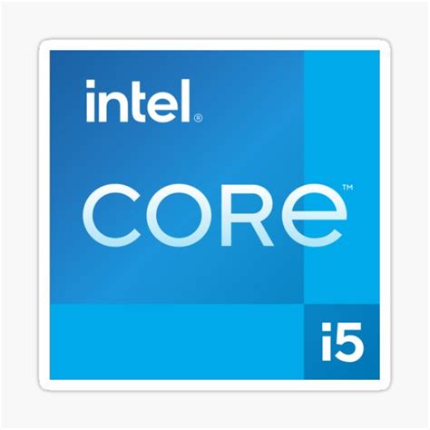 "intel core i5 sticker" Sticker for Sale by Bibianoda | Redbubble