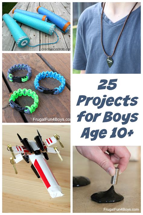 25 Awesome Projects for Tween and Teen Boys (Ages 10 and Up) - Frugal ...