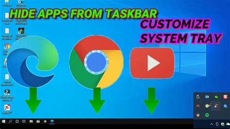 HOW TO HIDE OR SHOW ICONS IN TASKBAR IN WINDOW 10 || SHOW OR HIDE APP ICONS IN SYSTEM TRAY IN ...