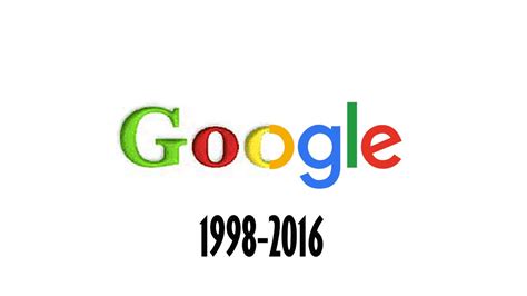 GOOGLE FROM 1998 TO 2016 - YouTube