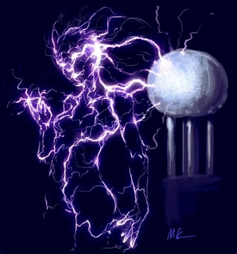 an image of a ball and some lightning