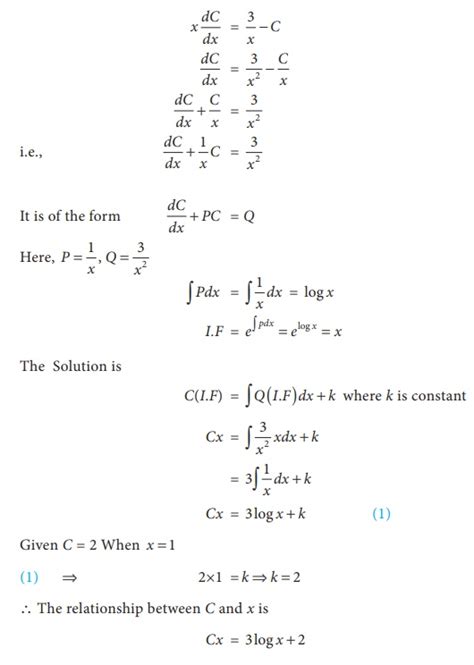 Linear differential equations of first order - Example Solved Problems with Answer, Solution ...