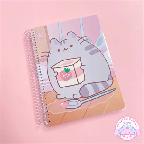 PKStudio – Libreta Laminada A5 Pusheen – Paraiso Kawaii