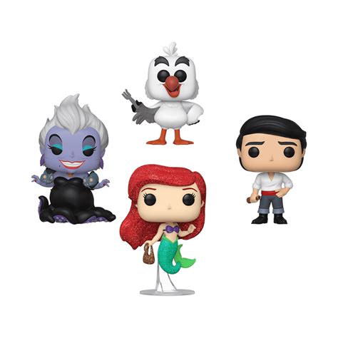 Buy Pop! The Little Mermaid (Diamond) 4-Pack at Funko.