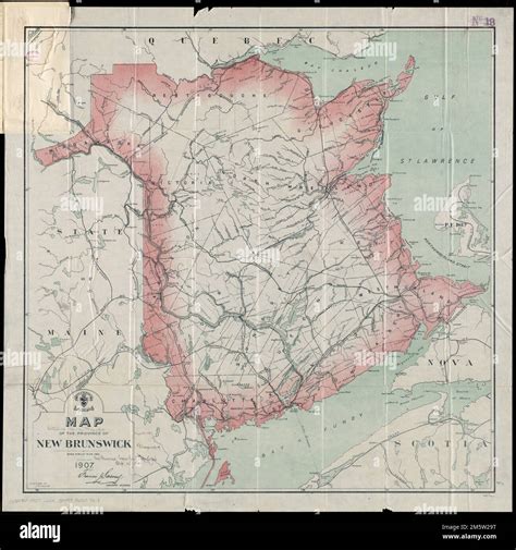 Map of the province of New Brunswick... Map of New Brunswick. Map of New Brunswick, Canada ...