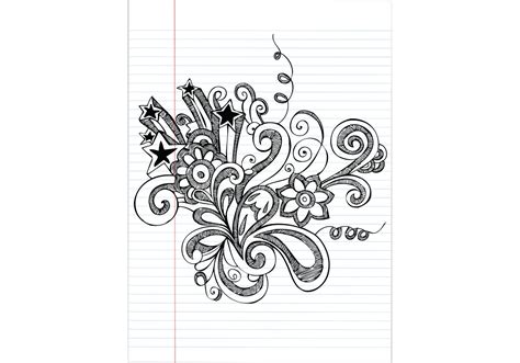 Hand Drawn Notebook Doodle Flower Vector Illustration - Download Free Vector Art, Stock Graphics ...