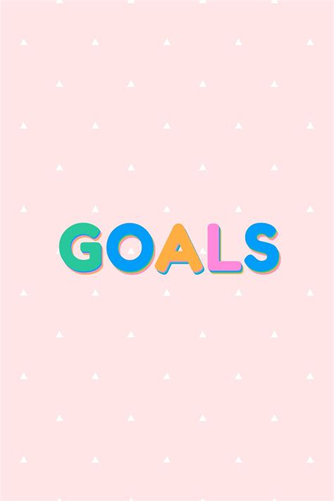 Download free image of Goals word bold calligraphy font by Wit about baby, baby background ...