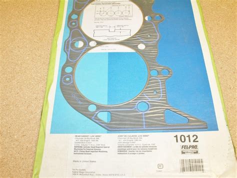 Used Fel-Pro Performance Head Gaskets #1012 BBC