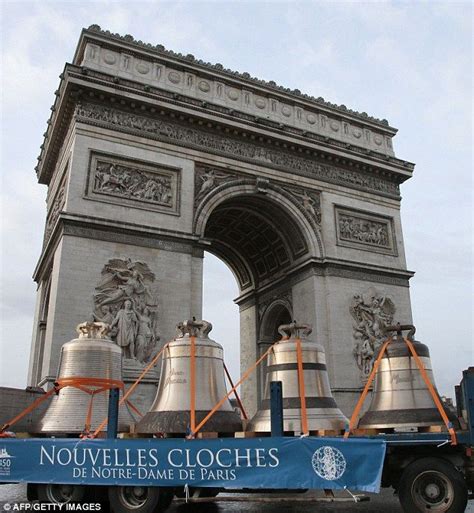 The chimes they are a-changin': Nine new bells arrive at Notre Dame cathedral to mark its 850th ...