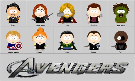 The Avengers Meet South Park by animemoon7 on DeviantArt