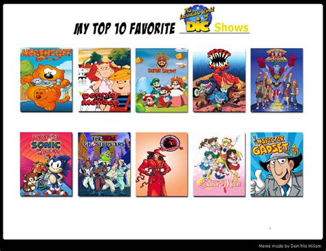 My Top 10 Favorite DIC Shows by Perro2017 on DeviantArt