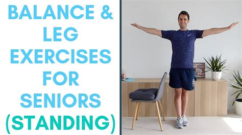 Challenging Balance and Leg Exercises For Seniors (18 Mins) | More Life Health - YouTube