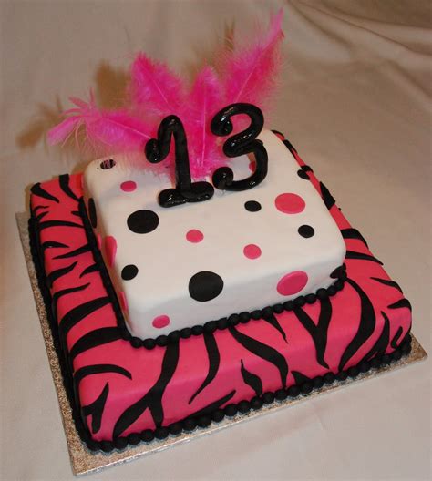 Cake Creations by Trish: 13th Birthday Cake! | 13 birthday cake, Cake, Brithday cake