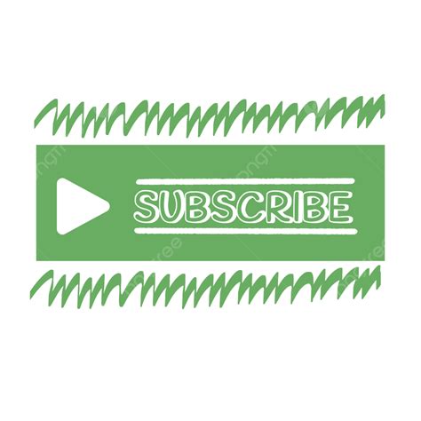 Aesthetic Subscribe Button Light Green White Youtube Psd Png, Aesthetic Subscribe Button, Green ...