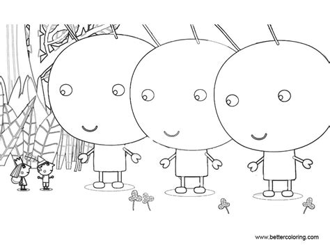 Ben And Holly Coloring Pages Printable Coloring Pages - Riset