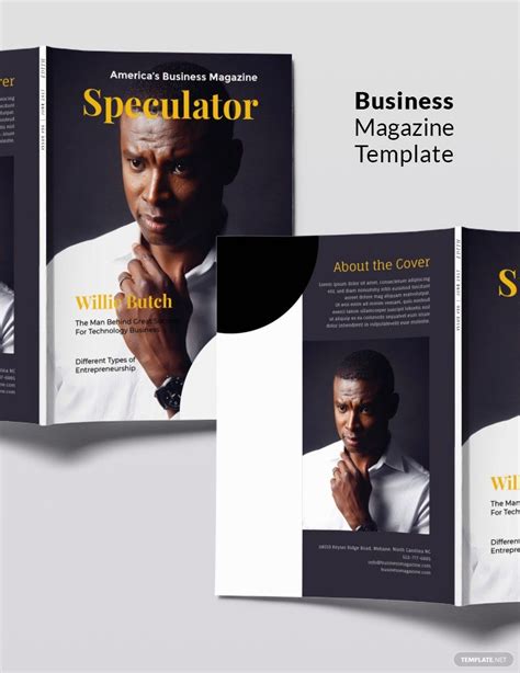 Sample Business Magazine Template in InDesign, PSD - Download ...