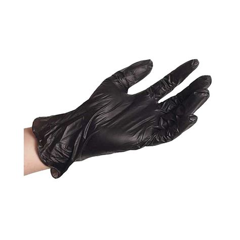 Vinyl Gloves Black 100 Pieces