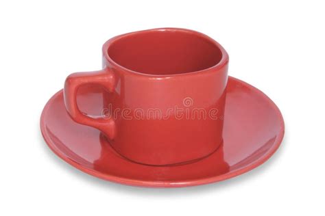 Red coffee mug stock image. Image of container, blank - 14287573