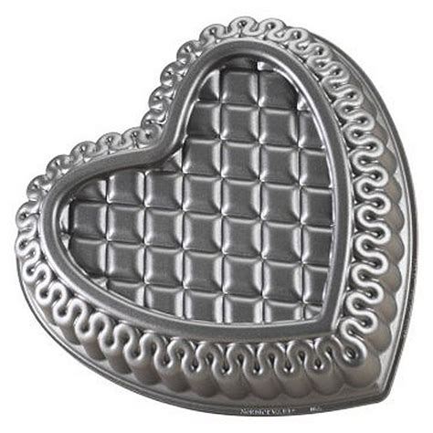 Nordic Ware Fancy Quilted Heart cake pan or Dessert Platinum Series ...