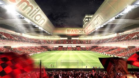 Zo ziet het nieuwe stadion van AC Milan er straks uit | RTL Nieuws