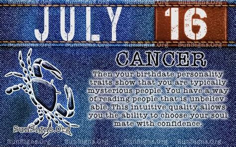 July 16 Zodiac Horoscope Birthday Personality | SunSigns.Org