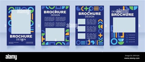 Museum exhibition blank brochure layout design. Artworks demonstration. Vertical poster template ...