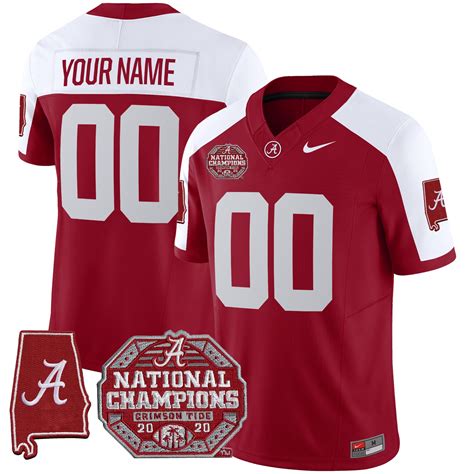 Alabama Crimson Tide Vapor Limited Custom Jersey - All Stitched - Alvaig Store