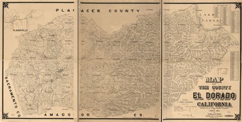 El Dorado County California Parcel Maps - Printable Maps