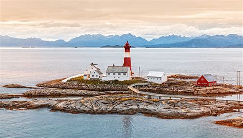 Image Norway Sea Nature Lighthouses landscape photography