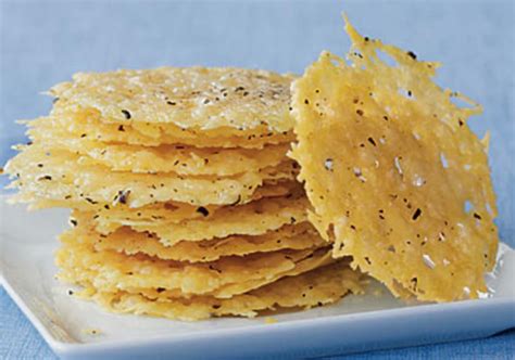 Baked Parmesan Cheese Crisps