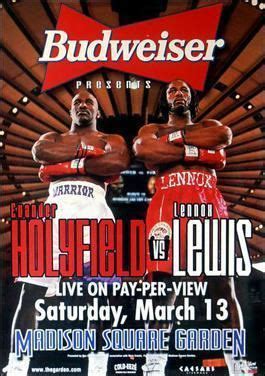 Evander Holyfield vs. Lennox Lewis - Alchetron, the free social ...