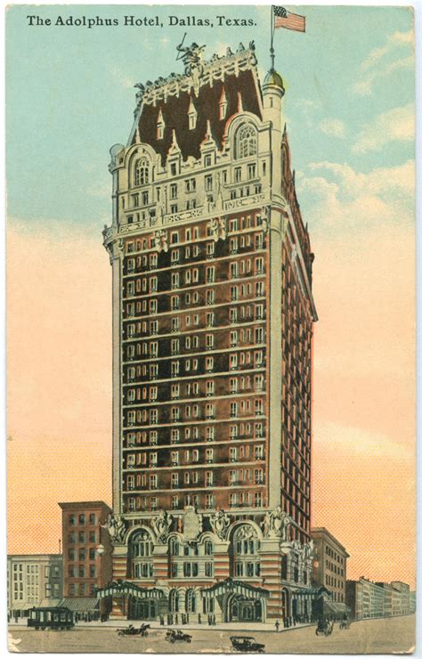 [Postcard of the Adolphus Hotel] - The Portal to Texas History