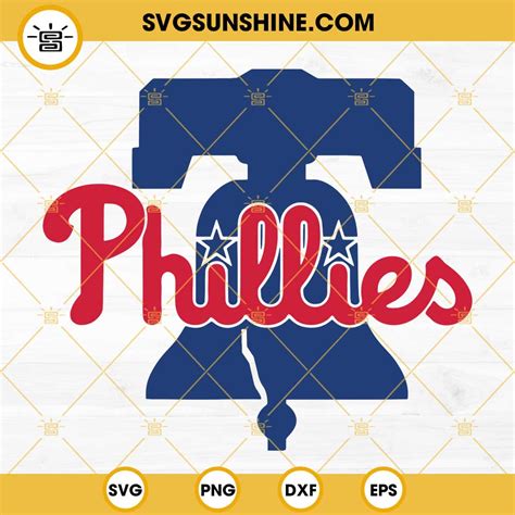 Phillies SVG, Phillies Liberty Bell SVG PNG DXF EPS Files