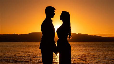 Love Couple Silhouette Sunset Wallpapers | HD Wallpapers | ID #30142